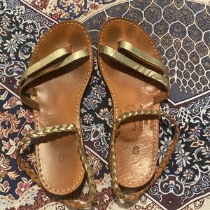 Handmade Greek leather sandals